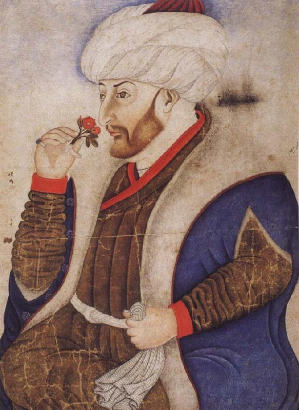 Naqqash Sinan Bey Portrait of the Ottoman sultan Mehmed the Conqueror oil painting picture